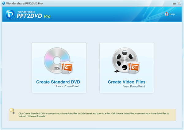 Wondershare PPT2DVD Screenshot